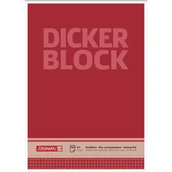 Brunnen Briefblock Der dicke Block A4 60g/qm kariert 100 Blatt