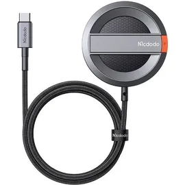 Mcdodo Wireless charger magnetisches Ladegerät mit Standfuß, MagSafe, 15W, grau