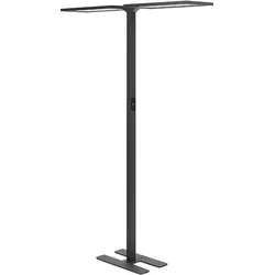 Stehlampe LED schwarz 2-flammig 196 cm rechteckig SCULPTOR