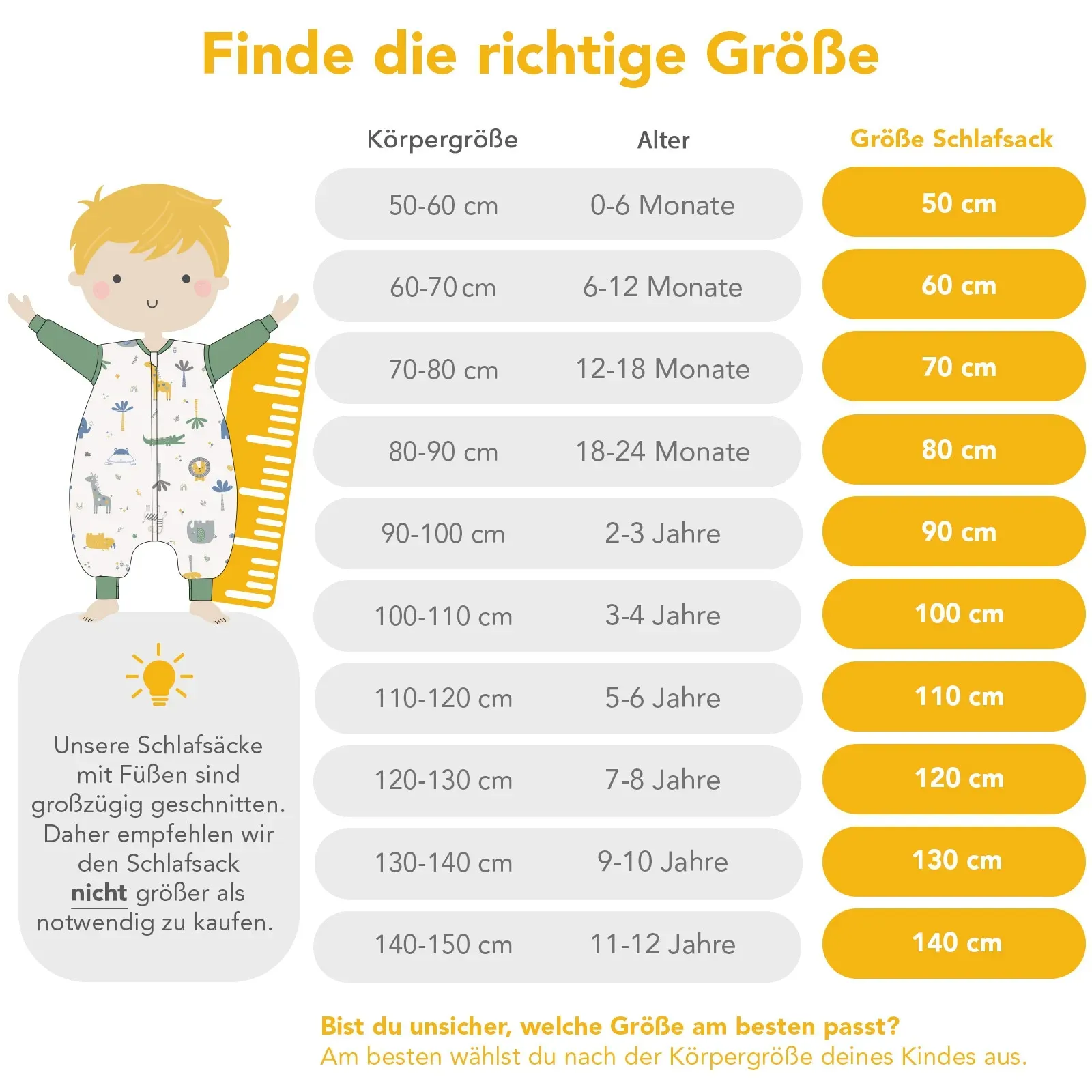 Babyschlafsack SCHLUMMERSACK 