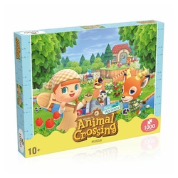 Winning Moves Puzzle Animal Crossing, 1000 Puzzleteile bunt