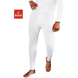 CLIPPER Lange Unterhose 2 Stk., Doppelripp, Gr. 10 - 2 Stk., weiß, , 600352-10 2 Stk.