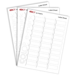 COLOP Etiketten für Digitalstempel e-mark, weiß 48,0 x 18,0 mm, 10x 30 Etiketten