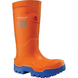 Dunlop Protective Footwear, LP8KU01, FieldPRO Thermo+ Blau/Orange, Größe 47 EU