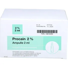 Medphano Arzneimittel GmbH Procain pharmarissano 2% 2 ml