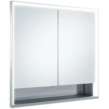 Keuco Royal Lumos Wandeinbau 70 cm offenes Fach silber eloxiert speziell für die Schweiz