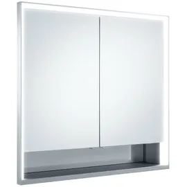 Keuco Royal Lumos Wandeinbau 70 cm offenes Fach silber eloxiert speziell für die Schweiz