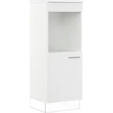 Impuls Küchen Herdumbauschrank Valencia 60 x 57,6 x 147,5 cm Weiß
