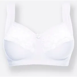 MISS MARY OF SWEDEN Miss Mary Lovely Lace Support Soft Bra BH weiß, G, 80, Damen,
