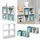 Vicco Kinderregal Tetra 72 x 72,6 cm Kiefer weiß