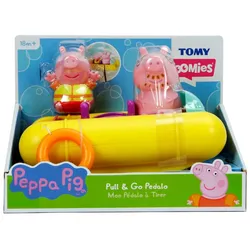 Tomy E73107 - Peppa Wutz Pedalo mit Papa Wutz - Badespielzeug