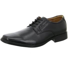 CLARKS Herren Tilden Plain Derby Schwarz (39,5 EU)