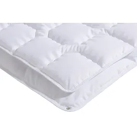fan Kunstfaserbettdecke "Sanamed 95", weiß, B:155cm L:220cm, Bezug: 100% Polyester. Füllung: 100% Polyester, Bettdecken, kochfest und langlebig