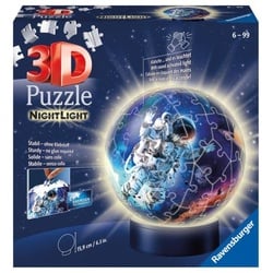 3D Puzzle Ravensburger Puzzle-Ball Nachtlicht Astronauten im Weltall 72 Teile