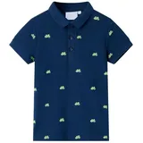 vidaXL Kinder-Poloshirt Marineblau 116