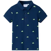 vidaXL Kinder-Poloshirt Marineblau 116