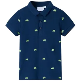 vidaXL Kinder-Poloshirt Marineblau 116