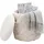 FineBuy Sitzhocker mit Stauraum Stoff 40 x 45 x 40 cm Beige