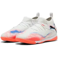 Puma Future 8 Match Mid Hallenschuhe Kinder puma white/puma black/glowing red 34