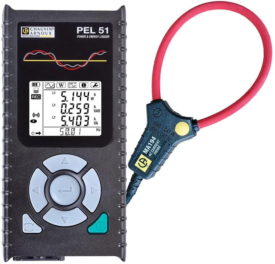 Chauvin Arnoux Leistungs-Energierecorder PEL 51