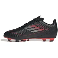 Adidas Kinder Fussball-Rasenschuhe F50 Club Kids, CBLACK/IRONMT/LUCRED, 35 1⁄2
