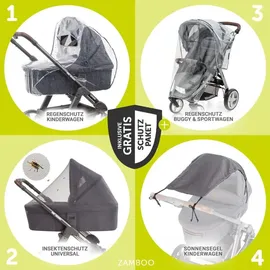 hauck Kombi-Kinderwagen Vision X Duoset Silver