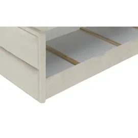 Möbel Kraft Boxspringbett 157 x 136 cm Beige