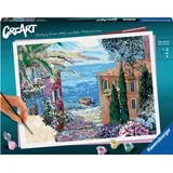 Ravensburger 20218 - CreArt Malen nach Zahlen, Mediterranean Landscape,