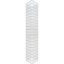 Gabiona Gabionensäule eckig 32 x 32 x 200 cm