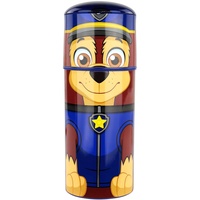 PAW PATROL p:os 33663 - Trinkflasche für Kinder im Paw Patrol - Chase Design, ca. 350 ml, auslaufsicher, mit integriertem Strohhalm, aus Kunststoff (Tritan), bpa- und phthalatfrei