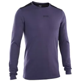 ION Merino Langarm-baselayer - Dark / Purple - S
