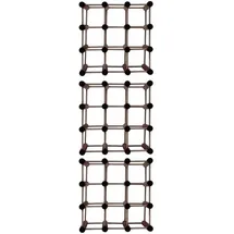 Proregal Weinregal 36 x 36 x 24 cm Braun