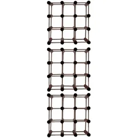 Proregal Weinregal 36 x 36 x 24 cm Braun