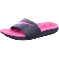 Nike Jungen Unisex Kinder Kawa Slipper, Black/Vivid Pink, 28