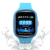 PTHTECHUS 4G Smartwatch Phone für Kinder, Videoanrufuhr, WIFI+GPS, Anti-Verlust, wasserdicht, IP67 und 72 Stunden, SOS-Wecker für das Spiel der Uhr für Kinder, Geschenk für Kinder 3-12 Jahre