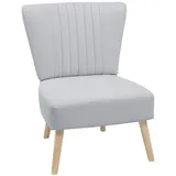 Beliani Sessel, Grau, 1-Sitzer, 61x85x60 cm, Wohnzimmer, Sessel, Polstersessel