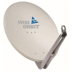 Wisi OA 85 G TOPLINE - 85cm Alu-Spiegel - lichtgrau
