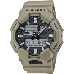 Chronograph CASIO G-SHOCK, braun (beige), Armbanduhren, Herren, Quarzuhr, Armbanduhr, Herrenuhr, analog, digital