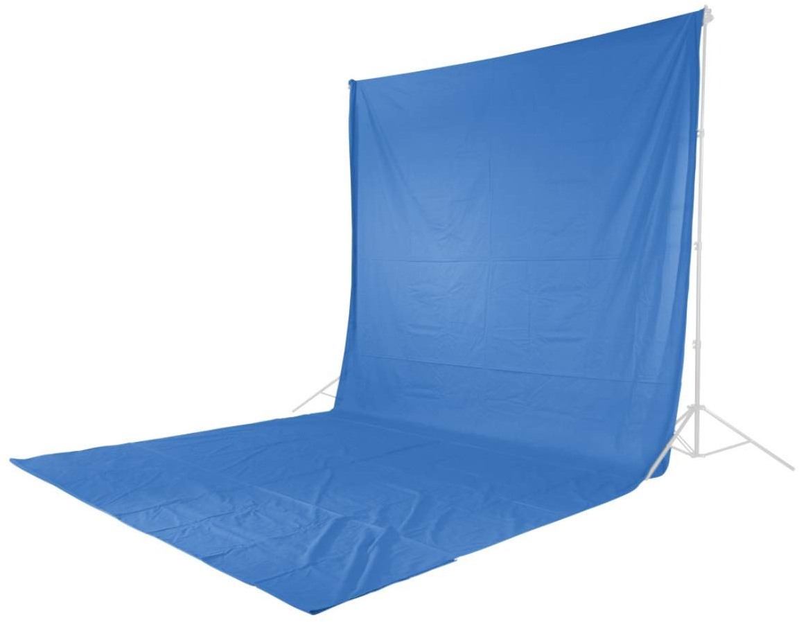 Preisvergleich Produktbild Hintergrund, Stoff royalblau 2,95x6 m für Fotostudio