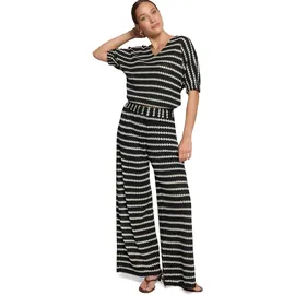 Zero Schlupfhose gerader Schnitt Schwarz 36