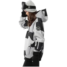 Siroko W1 Tibet Snowboardjacke Grau/Schwarz XXL