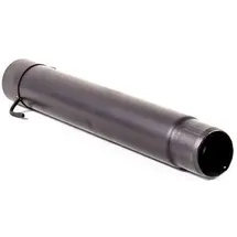 Petromax Ofenrohr mit Abluftregler 0,41 m x 0,11 m Schwarz