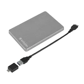 Verbatim Store 'n' Go Alu Slim 1 TB USB 3.2 grau
