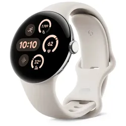 Google Pixel Watch 3, AMOLED, Touchscreen, 32 GB, WLAN, GPS, 31 g, Porcelain
