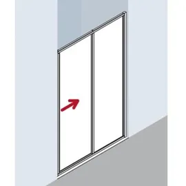 Kermi Ibiza 2000 ST2 Duschkabine mit Festfeld, 2-tlg. (Typ