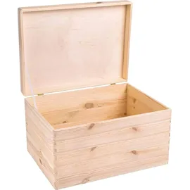 Creative Deco Holzkiste 40 x 30 x 24 cm 1-tlg. beige