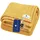 nordic coast company Babydecke Musselin [75x100 cm] – Puckdecke aus 100% Baumwolle, 4-lagig, Spucktuch, Stilltuch & Krabbeldecke für Neugeborene (Curry)
