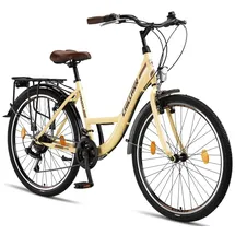 chillaxx Strada Premium City Bike 28 Zoll RH 0 cm Unisex beige