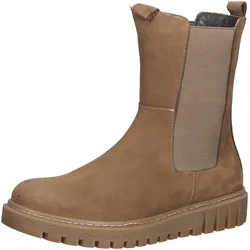 LAZAMANI Damen Stiefel im Chelsea-Look Echtleder-Schuhe 1088084-45 Braun - 36