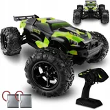 Overmax X-Monster Truck ferngesteuertes RC Auto 45 km/h, 1:18, 2 Akkus, Allrad, 100m Reichweite, Buggy verbesserter Fernbedienung